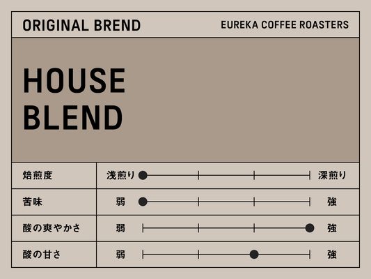 HOUSE BLEND／ブレンド・浅煎り(250g/500g/1000g/5000g)